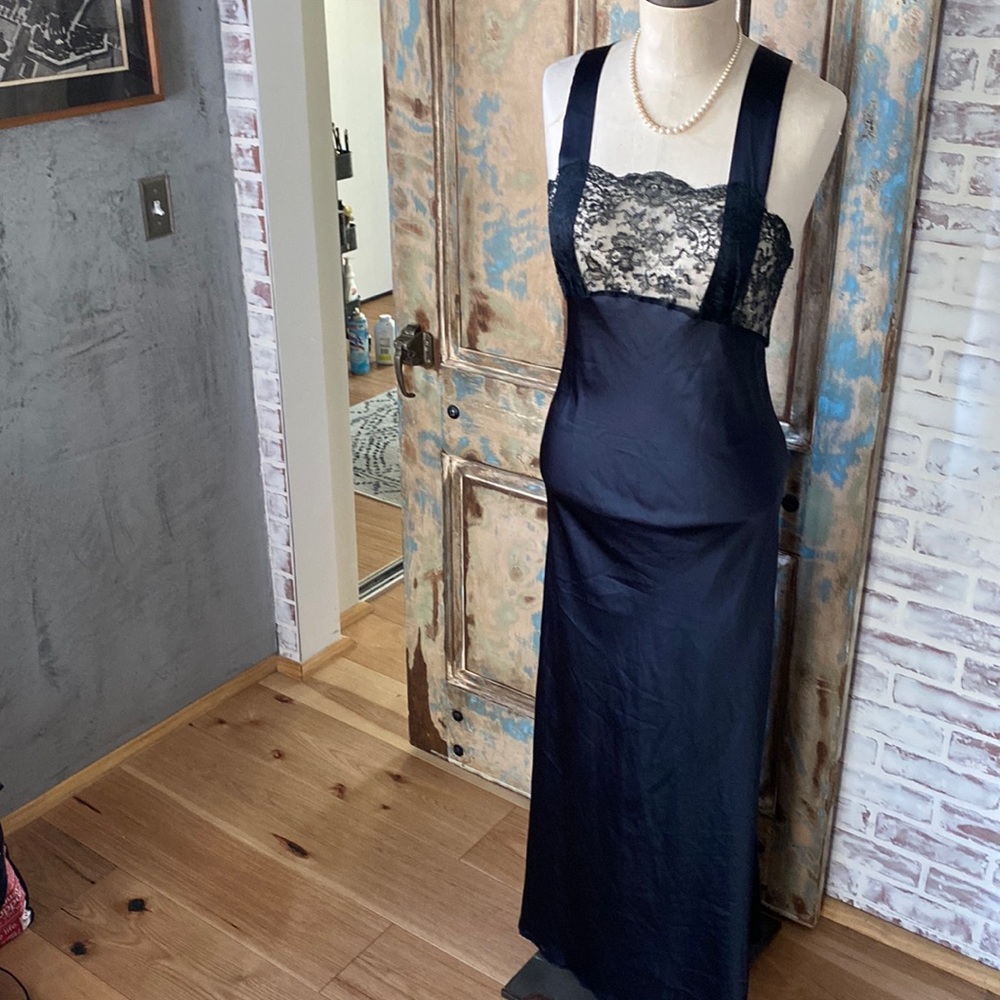 Vintage black Ora Feder lingerie gown